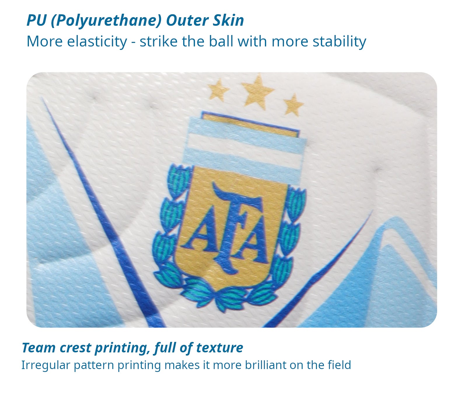 Argentina AFA Crest Soccer Ball - Size 5